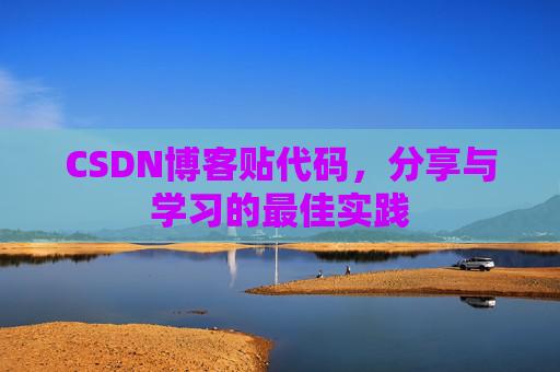CSDN博客贴代码，分享与学习的最佳实践